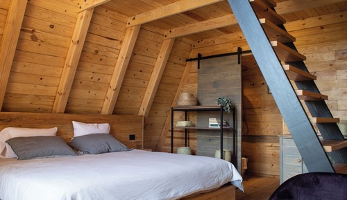 Chalet, Balcony, Mountain View