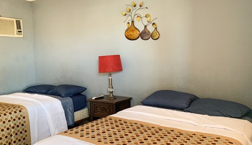 Room, 2 Double Beds, Non Smoking, Refrigerator & Microwave