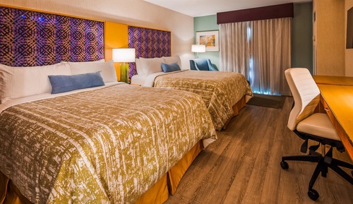 Standard Room, 2 Queen Beds, Non Smoking (Shower Only)