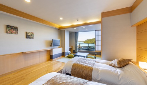 Japanese Western Room Floor, South Building, Ocean View (Buffet Dinner)