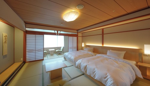 [Newly Renovate on Nov] Japanese Style Superior Twin Room (47sqm), Non Smoking [View Not Guaranteed]