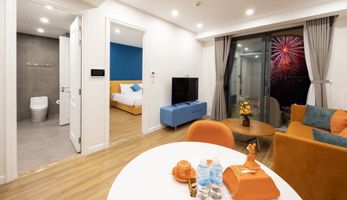 Luxury Apartment, 1 Bedroom, Balcony, Sea View