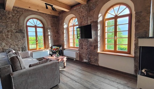 HexenburgbeiDresden 3-Raum Architektengaleriew., Privatsauna, 2 Kamine - Nähe Sächsische Schweiz