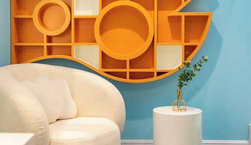 Fish-themed twin bed room