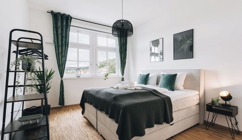 Apartment, 1 King Bed with Sofa bed, Kitchen