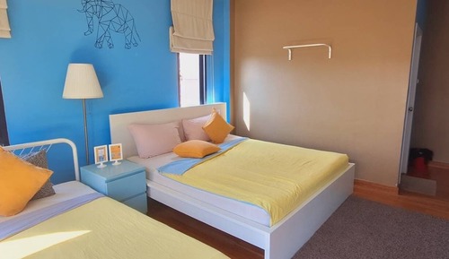 Triple Room, Balcony, City View