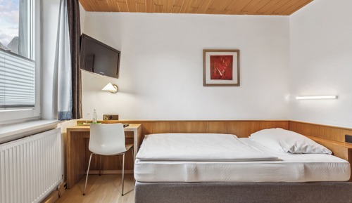 Basic Single Room, Courtyard View
