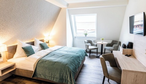 Double Room, 1 Bedroom, Non Smoking, Courtyard View