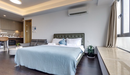 Comfort Studio Suite, Kitchen, Garden View