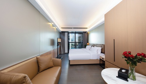 Deluxe City View Twin Room (Smart Guest Control+Refrigerator+Washing Machine)