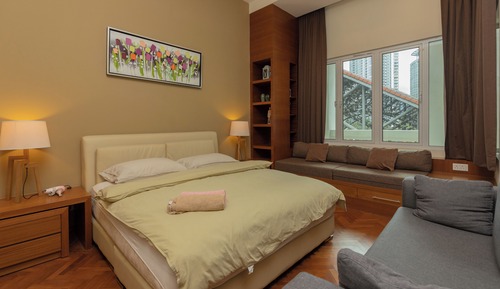 Apartment, Balcony, Courtyard View