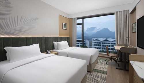 Room, 2 Twin Beds, Mountain View