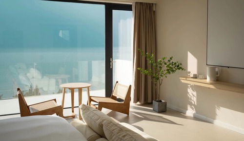 Deluxe Double Room, Patio, Sea View