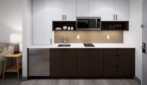 Studio Suite, 2 Queen Beds, Kitchen (Walk-In Shower)