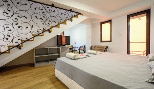 Luxury Quadruple Room, Balcony, Mountain View