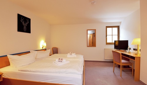 Standard Double Room, 1 King Bed, Private Bathroom, Slope side