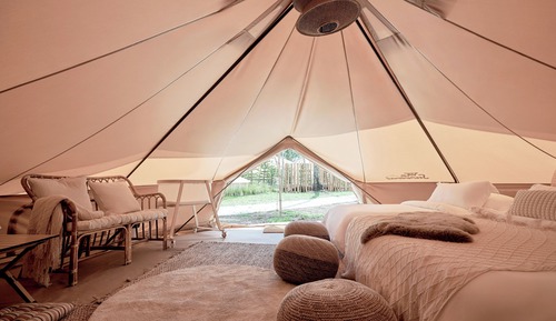 Luxury Tent, 1 Double Bed, Partial Sea View
