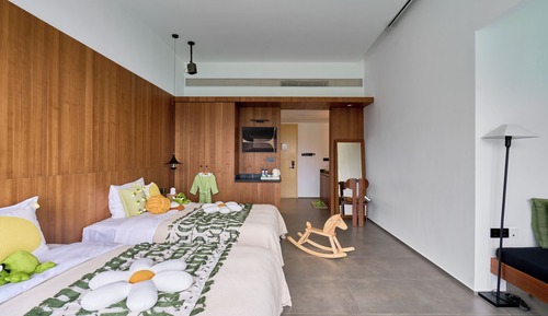 Family Twin Room, Sea View