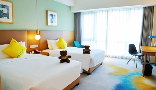 Superior Double or Twin Room, Lanai, City View
