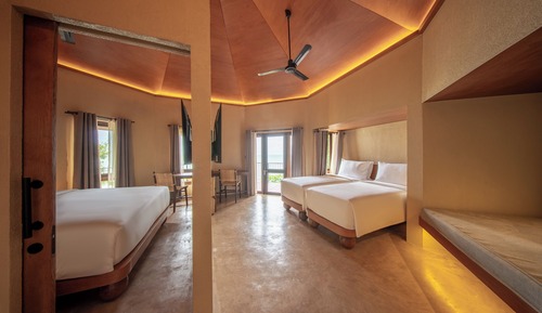 Family Villa, 2 Bedrooms, Beach View
