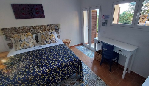Premium Double Room, 1 Queen Bed, Patio, Garden View