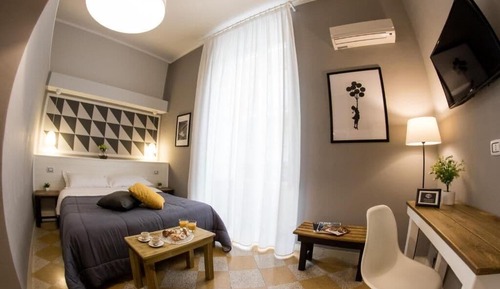 Basic Double Room, Balcony, City View