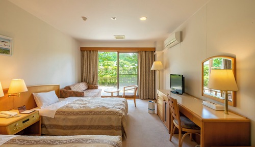 Basic Twin Room, Non Smoking, Garden View