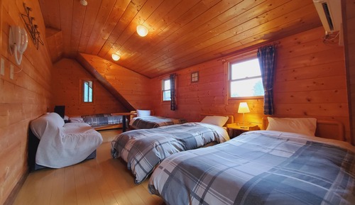 Log House Quadruple Room with Sofa Bed, Non Smoking
