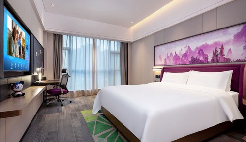 Superior Single Room, 1 Queen Bed with Sofa bed, Private Bathroom, City View