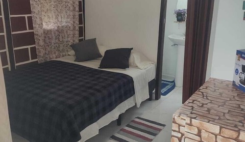 Economy Cabin, 1 Double Bed, Patio, Garden View