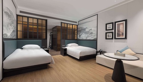 Business Room, 2 Double Beds, Non Smoking