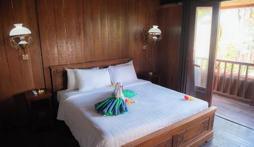 Deluxe Double or Twin Room, Balcony, Garden View