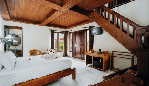 Family Double or Twin Room, Balcony, Garden View