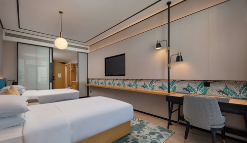 Room, 2 Twin Beds, Sea View