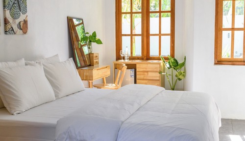Standard Double Room, Patio, Pool View