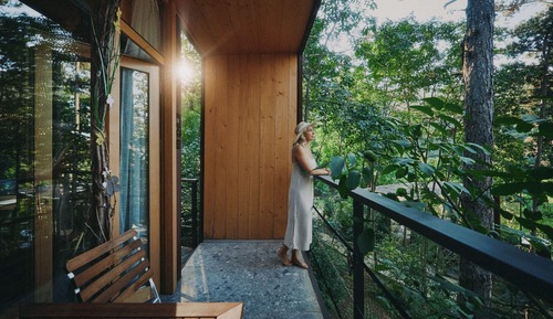 Superior Cabin, Balcony, Garden View