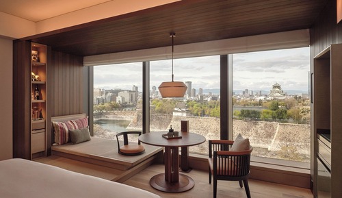 Deluxe Room, 2 Double Beds (Osaka Castle View)