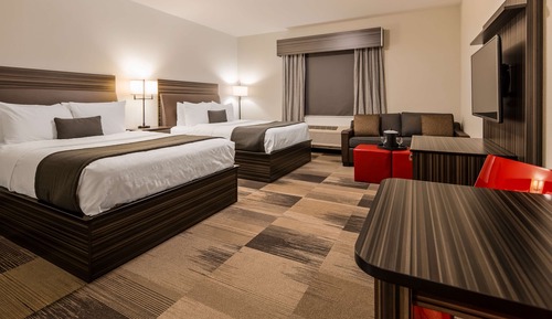 Standard Room, 2 Queen Beds, Non Smoking, Kitchen (Pet Friendly;with Sofabed)