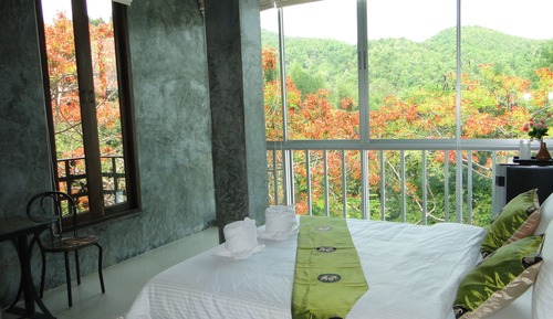 Panoramic Room, 1 Queen Bed, Non Smoking, Mountain View