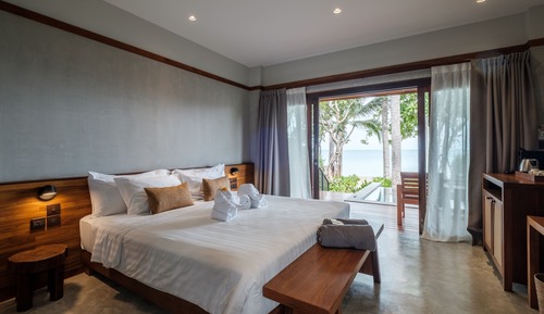 Beachfront villa, 1 Bedroom with jacuzzi