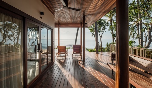 Beachfront villa, 1 Bedroom with private pool