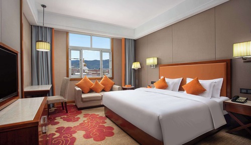 Room, 1 King Bed, Non Smoking, Mountain View