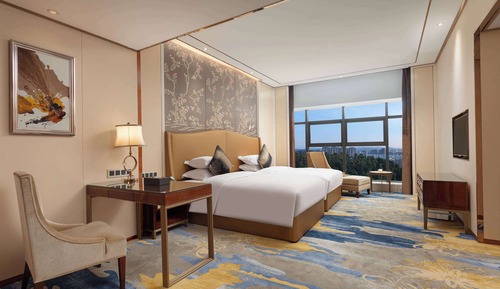 Deluxe Room, 2 Double Beds, Smoking