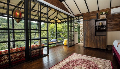 Comfort Cabin, Patio, Mountain View