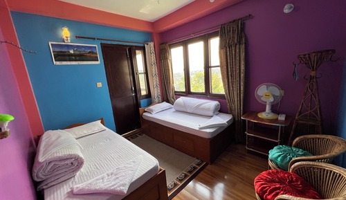 Double or Twin Room, Balcony, City View