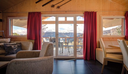 Ferienhaus # 48 mit IR-Sauna, Whirlpool innen & Whirlpool außen