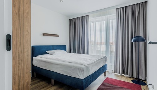 Spacious studio with balcony