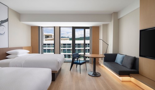 Superior Room, 2 Double Beds, Non Smoking, City View