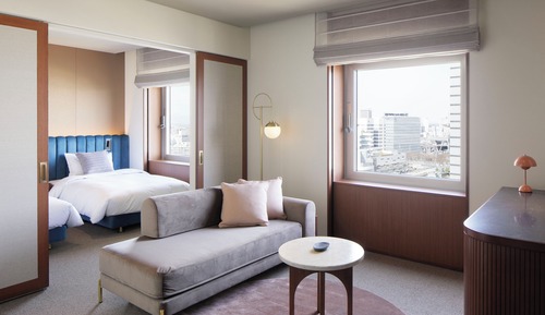 Corner Suite Twin Room, Non Smoking (High floor, Minibar, Free flow, Check out time: 12:00)