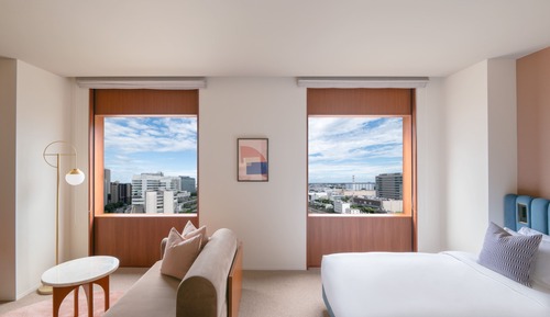 Grand Hollywood Twin Room, Non Smoking (High floor, Minibar, Free flow, Check out time: 12:00)